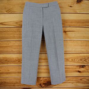 Charter Club Dress Pants Womens 10 Gray Pockets Mid Rise Full Length Allison Fit